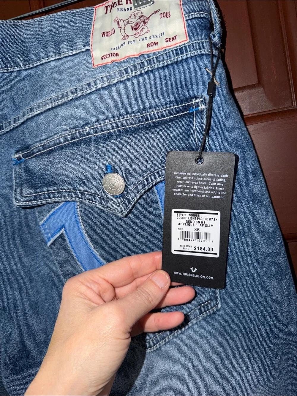 The Avenue Light Blue Men's Slim Jeans